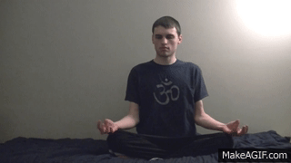 How to move your fingers during the meditation, sped up.